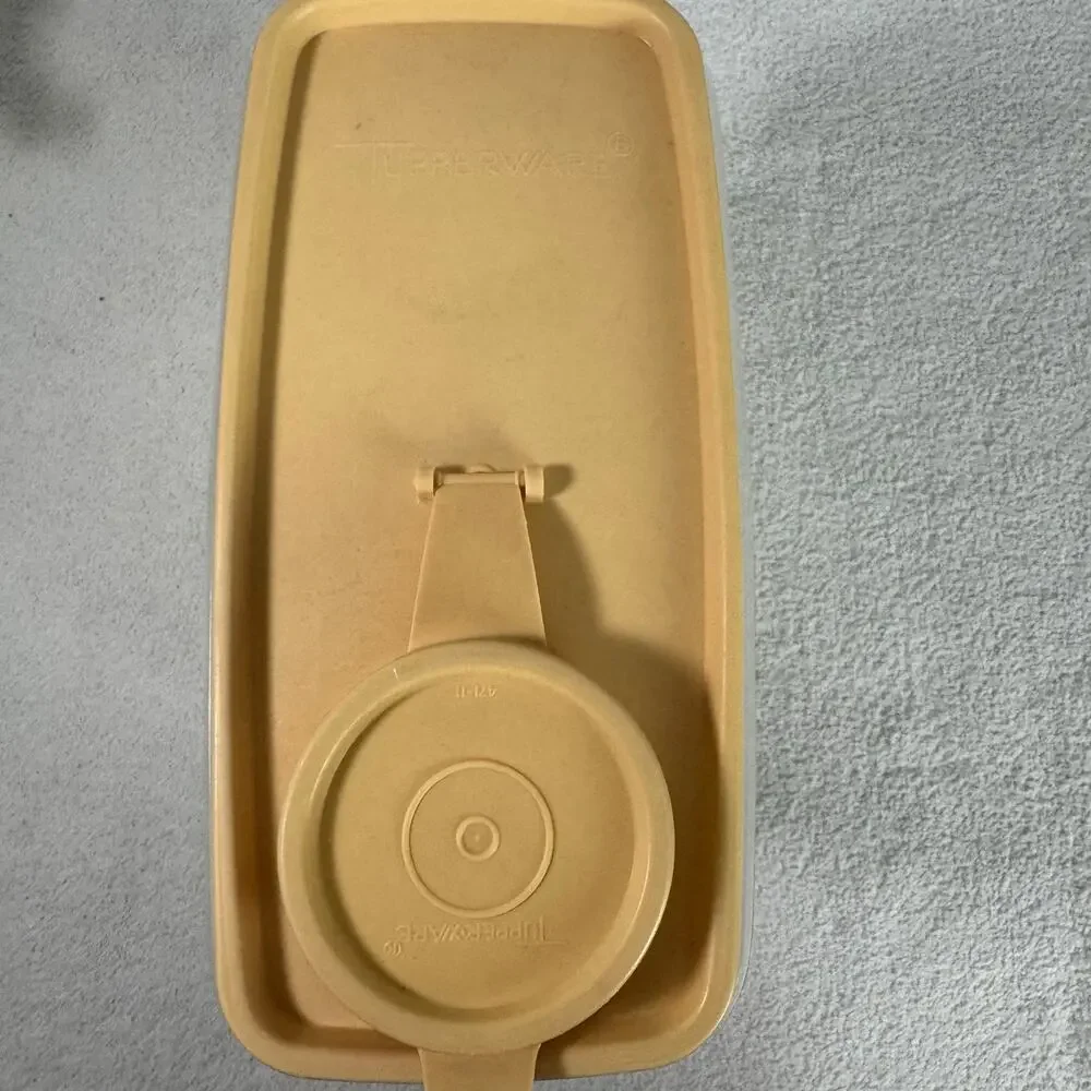 Tupperware Wheat Pour Top Lid Cereal Container Vintage‎ 8